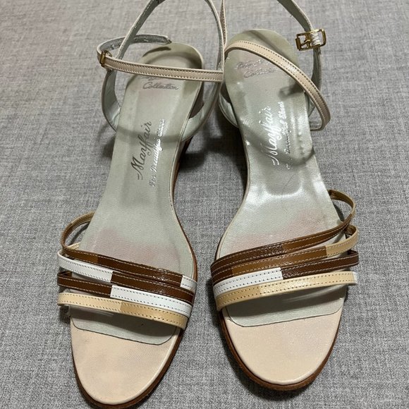 Vintage Leather Mayfair Women's Sandals size 9N - Picture 4 of 8